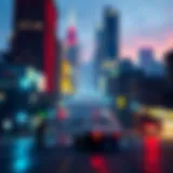 Immersive Open World of GTA V An immersive screenshot of Grand Theft Auto V gameplay showcasing the vibrant open world.