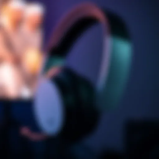 Sleek Design of Xbox Series S Headset Close-up view of the Xbox Series S headset showcasing its sleek design