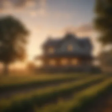 Farmhouse Sunset