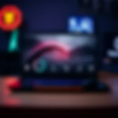 High-performance laptop showcasing specifications