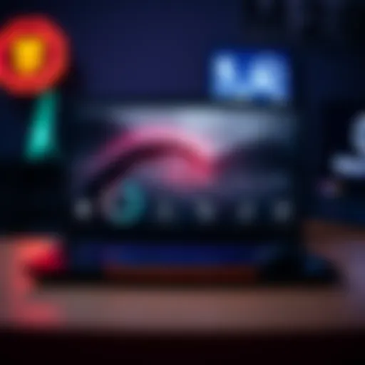 High-Performance Laptop Specifications for Gaming High-performance laptop showcasing specifications