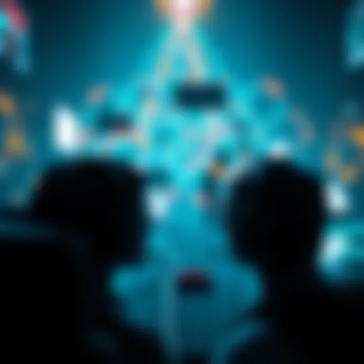 An abstract representation of identity shaped by gaming.