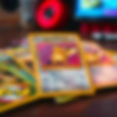 Identifying Genuine Pokémon Cards Close-up of a genuine Pokémon card with highlighted differences.