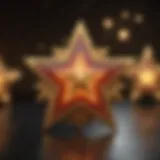 Glowing Lucky Stars Logo