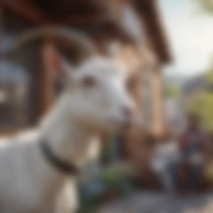 An engaging community event showcasing Goat Simulator