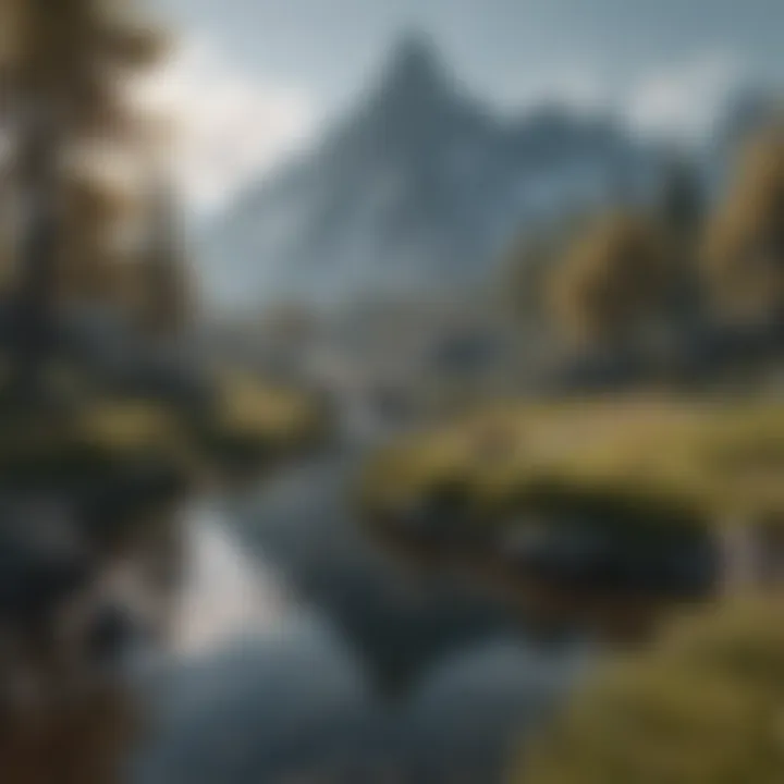 The stunning vistas of Western Skyrim showcasing Greymoor's landscapes