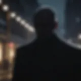 Silhouette of a Hitman in Shadow