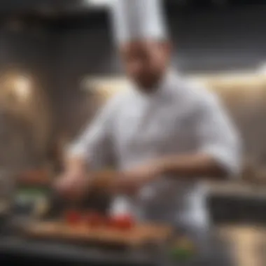 Immersive chef experience in virtual kitchen