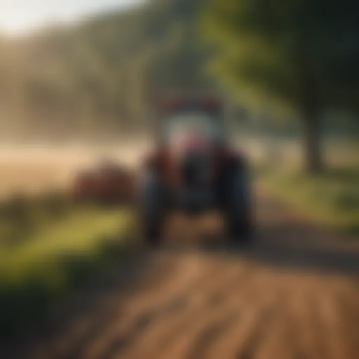 Immersive Rural Landscape in Tractor Simulator