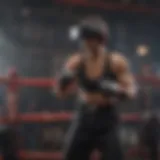 Virtual reality boxing training with Oculus Quest 2