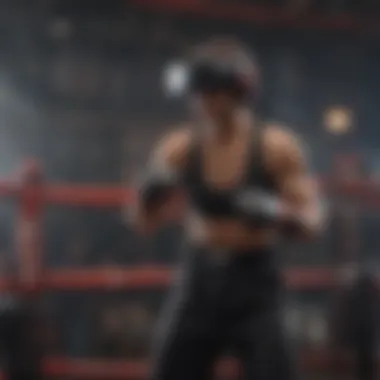 Virtual reality boxing training with Oculus Quest 2