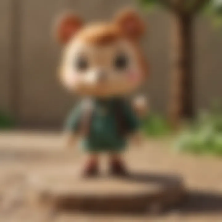 Interactive Gameplay with Animal Crossing New Horizons Amiibo Figure