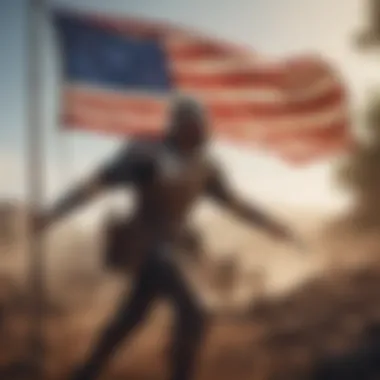 Intriguing Origins of the Flag Capture Game Illustration of ancient flag capture game