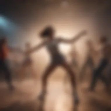 The Psychological Uplift from Dancing Dynamic group dancing showcasing joy and engagement
