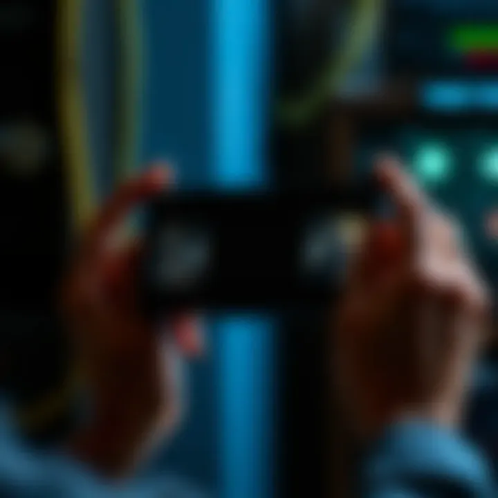 Hands delicately handling a VCR tape, symbolizing preservation efforts