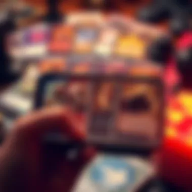 Diverse Card Collection Mobile Diverse card collection in Magic: The Gathering mobile