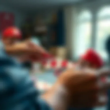 An intricate origami technique being demonstrated with Mario-themed paper.