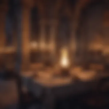 Historical Ambiance with Torchlight in a Minecraft Castle Minecraft torches lighting up a medieval castle