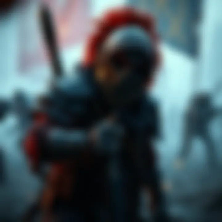 A player engaging in a cooperative raid, highlighting social interactions in MMORPGs