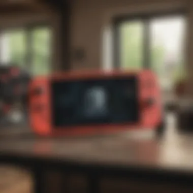 Nintendo Switch console with online subscription