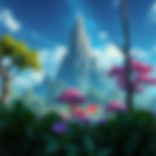 A stunning landscape from the Galar region showcasing vibrant environments