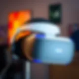 Overview of the PSVR headset showcasing its design and features.