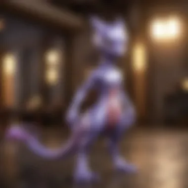 Rare Shiny Mewtwo Pokemon Card