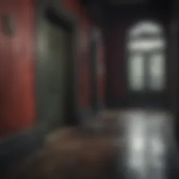 An iconic Resident Evil poster featuring the franchise's signature color palette and haunting imagery.