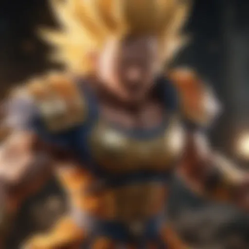 Saiyan Warrior in Battle