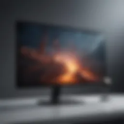 Sleek and Minimalistic Monitor Design