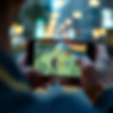 Pokémon Go: Battle Mechanics A close-up of a smartphone showing a Pokémon Go battle in action.