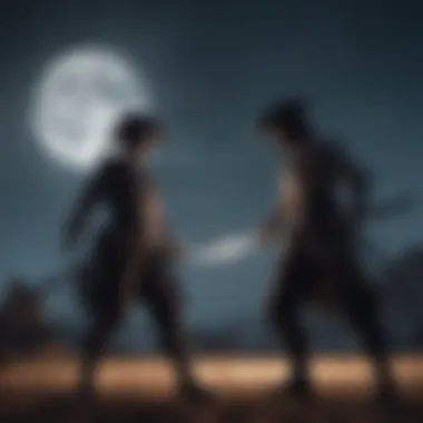 Swashbuckling Duel under the Moonlight