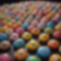 Tamagotchi devices showcasing various designs and colors