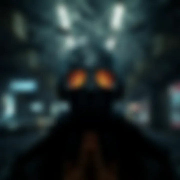 Psychological Appeal of Urban Myths An artistic depiction of psychological elements influencing gameplay in urban myth narratives.