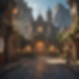 Showcasing a vibrant kingdom in a mobile game