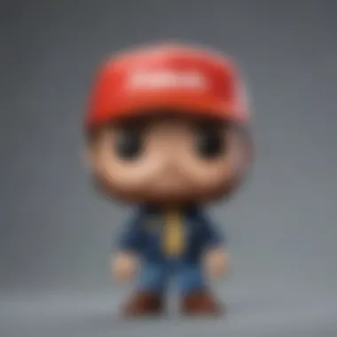 Sought-After Funko Pop Character A close-up of a highly sought-after Funko Pop featuring a popular character