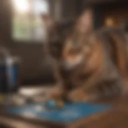 A serene cat-themed gaming interface showcasing vibrant graphics and engaging gameplay.