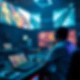 Innovative Gaming Experience A captivating scene from an innovative gaming experience