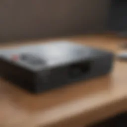 Microsoft Series S gaming console on a sleek tabletop