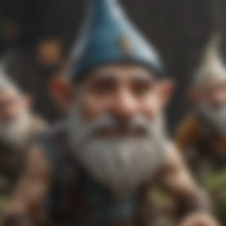 A comparison of traditional gnome depictions versus chaotic interpretations