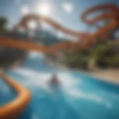 Thrilling Water Slide at Chaos Water Park