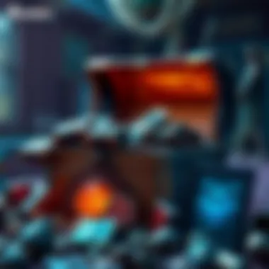 A treasure chest overflowing with rewards