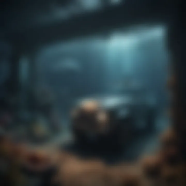 A captivating underwater exploration scene in a marine simulator game