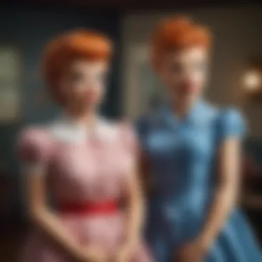 Vintage 'I Love Lucy' Dolls Showcase