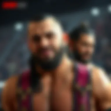 Diverse character roster from WWE 2K20